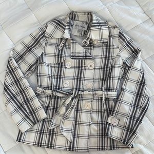 Double breasted rain jacket/coat